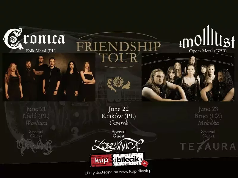 Cronica, Molllust, Zdrawica Friendship Tour