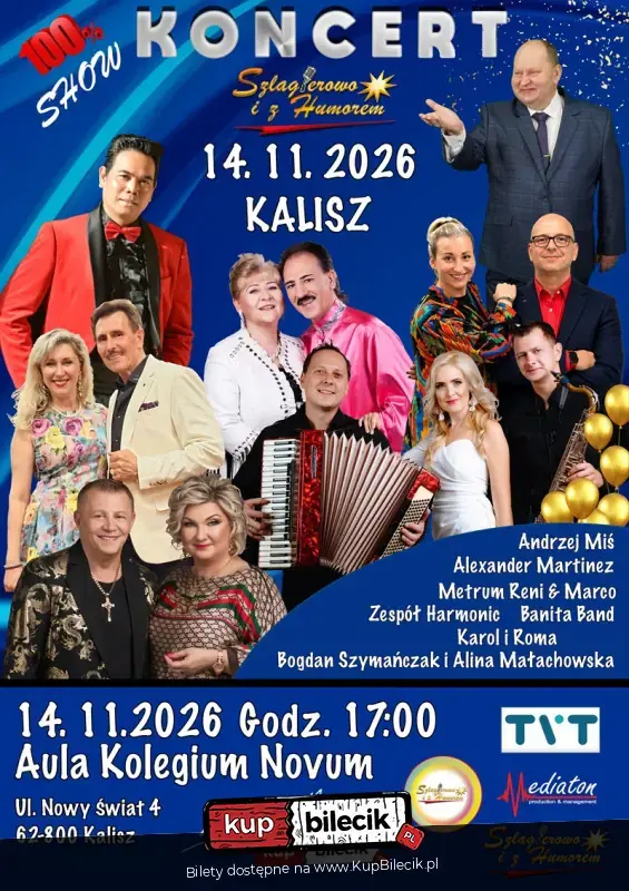 Koncert Śląskich Gwiazd - Szlagierowo i z Humorem