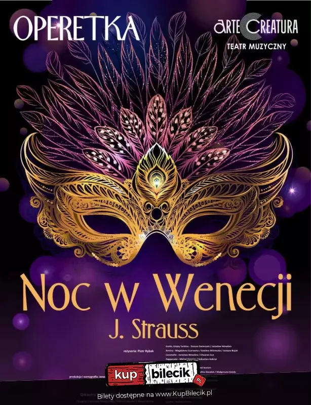 Noc w Wenecji operetka J. Straussa - Arte Creatura Teatr