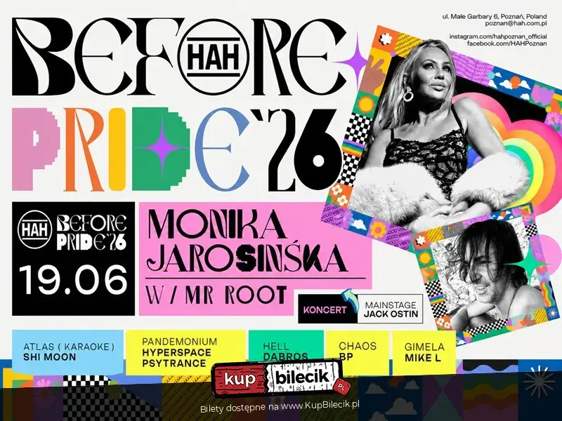 BEFORE PRIDE ’26 + koncert Moniki Jarosińskiej