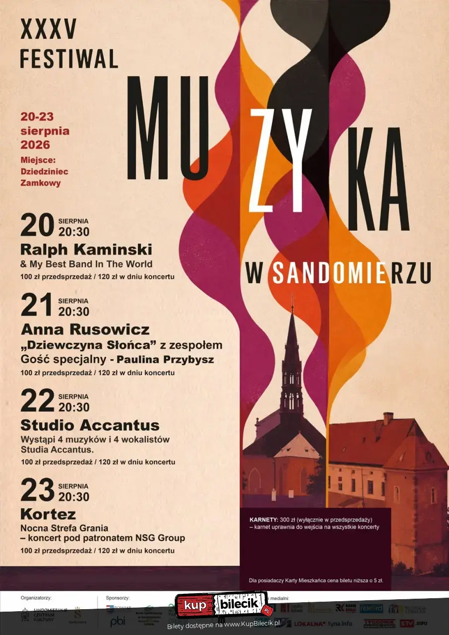 KARNET - XXXV Festiwal Muzyka w Sandomierzu