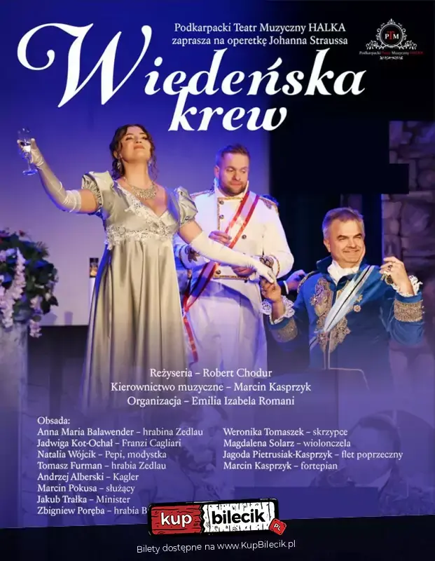 Wiedeńska krew. Operetka J. Straussa