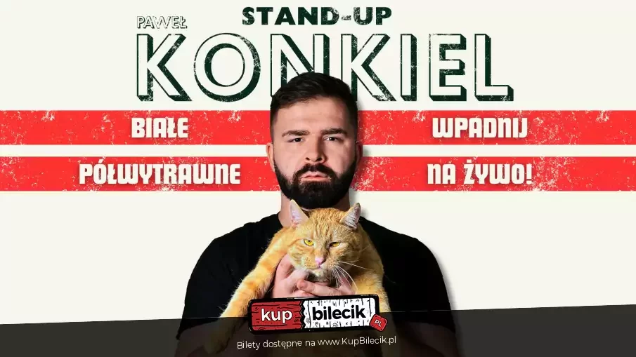 BIAŁE PÓŁWYTRAWNE Paweł Konkiel - stand-up