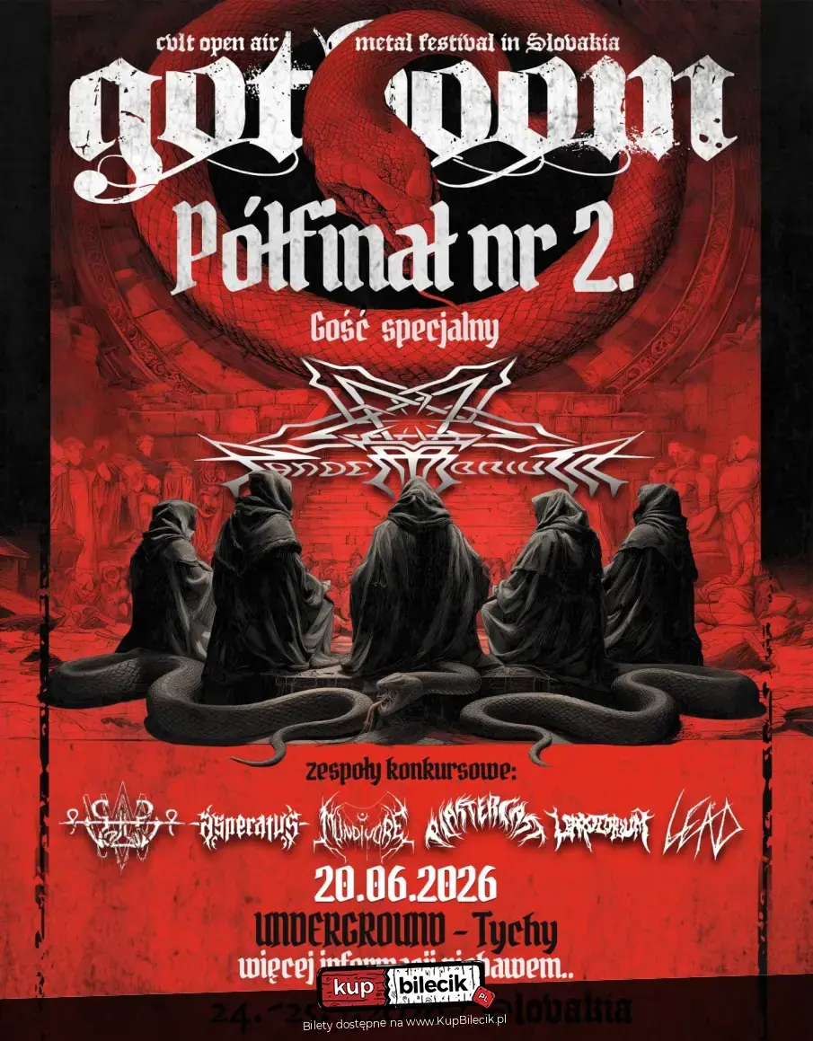PANDEMONIUM - Półfinał nr 2 - Asperatus + Lead + Leprozorium + Mundivore + Plaster Cast + Vae Solis