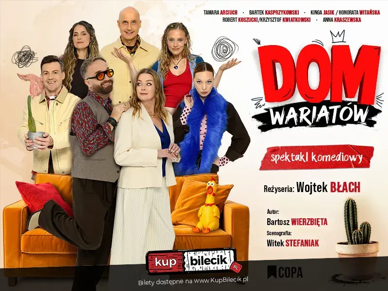 DOM WARIATÓW - spektakl komediowy