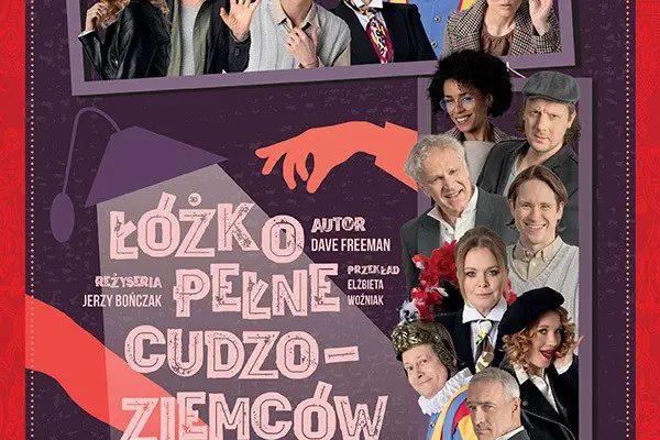 Łóżko pełne cudzoziemców