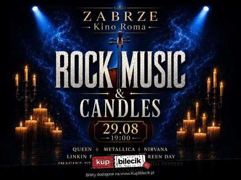 Piano & Cello: Rock Music & Candles