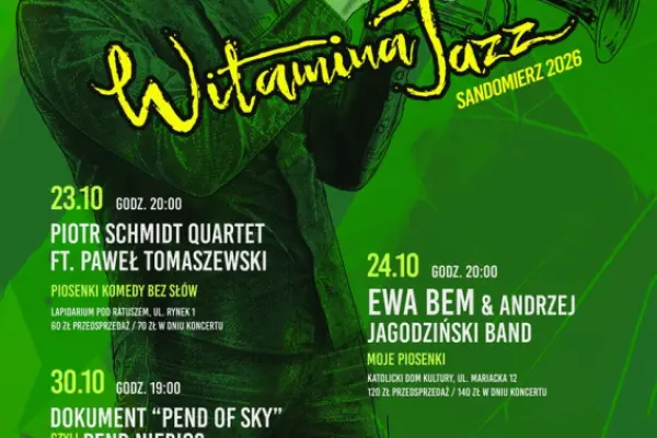 Witamina Jazz 2026: Piotr Schmidt Quartet ft. Paweł Tomaszewski