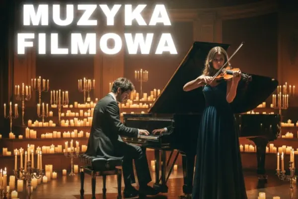 Muzyka Filmowa: Skrzypce i Fortepian przy Świecach