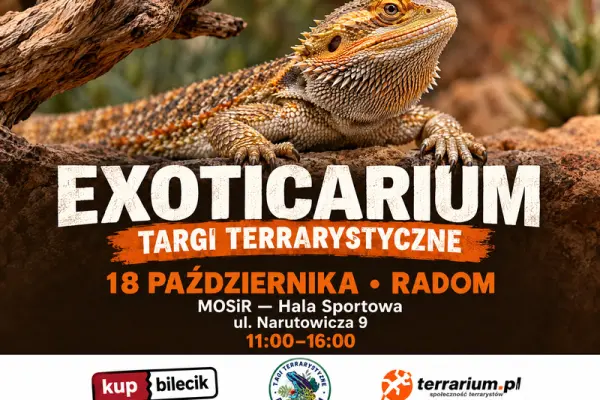 Exoticarium - Targi Terrarystyczne + Wystawa Pająków