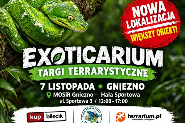 Exoticarium - Targi Terrarystyczne + Wystawa Pająków