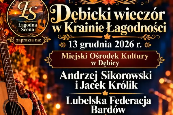 Łagodna Scena Nocą - Dębicki wieczór w Krainie Łagodności