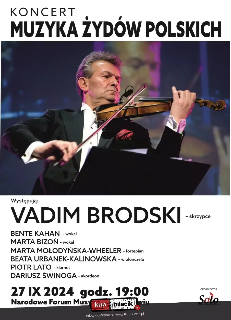 Vadim Brodski w koncercie Muzyka Żydów Polskich