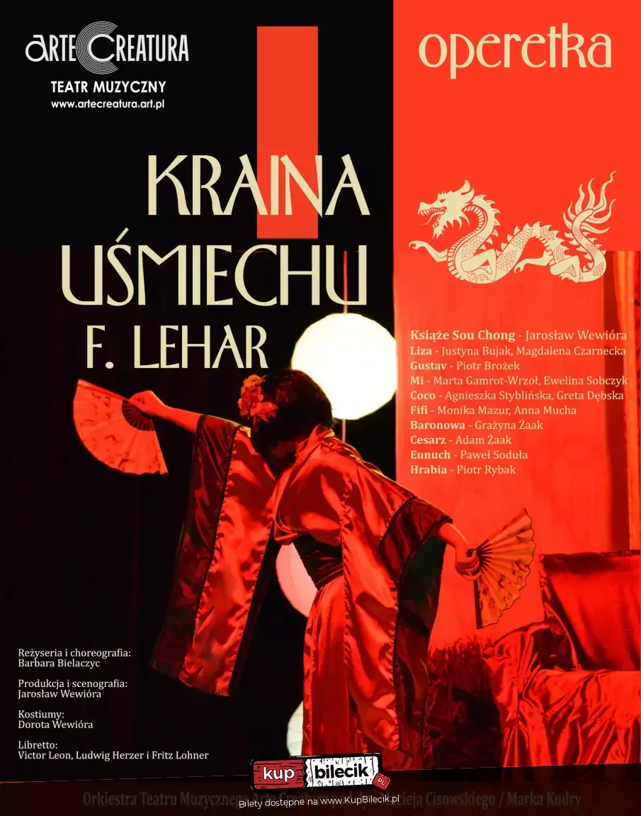 Kraina uśmiechu F. Lehar operetka - Arte Creatura Teatr Muzyczny