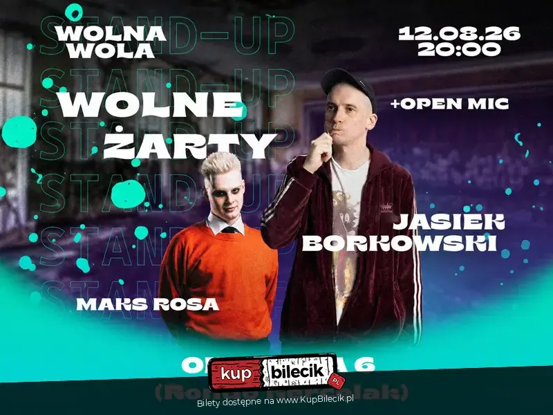 Stand-up: Jasiek Borkowski i Maks Rosa
