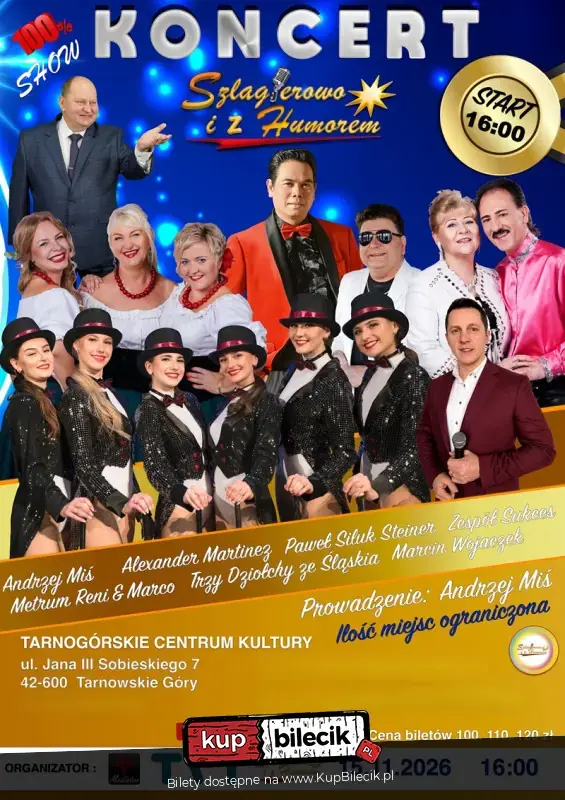 Koncert Śląskich Gwiazd - Szlagierowo i z Humorem